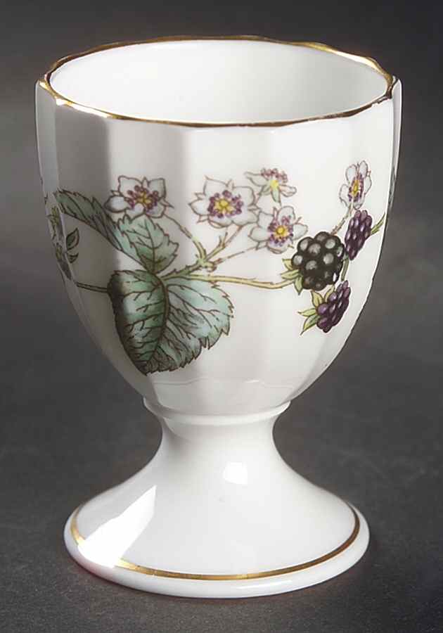 Lavinia (White Body, Bone) Single Egg Cup by Royal Worcester-1