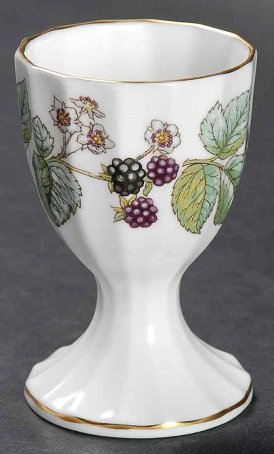Lavinia (White Body, Bone) Single Egg Cup by Royal Worcester-1