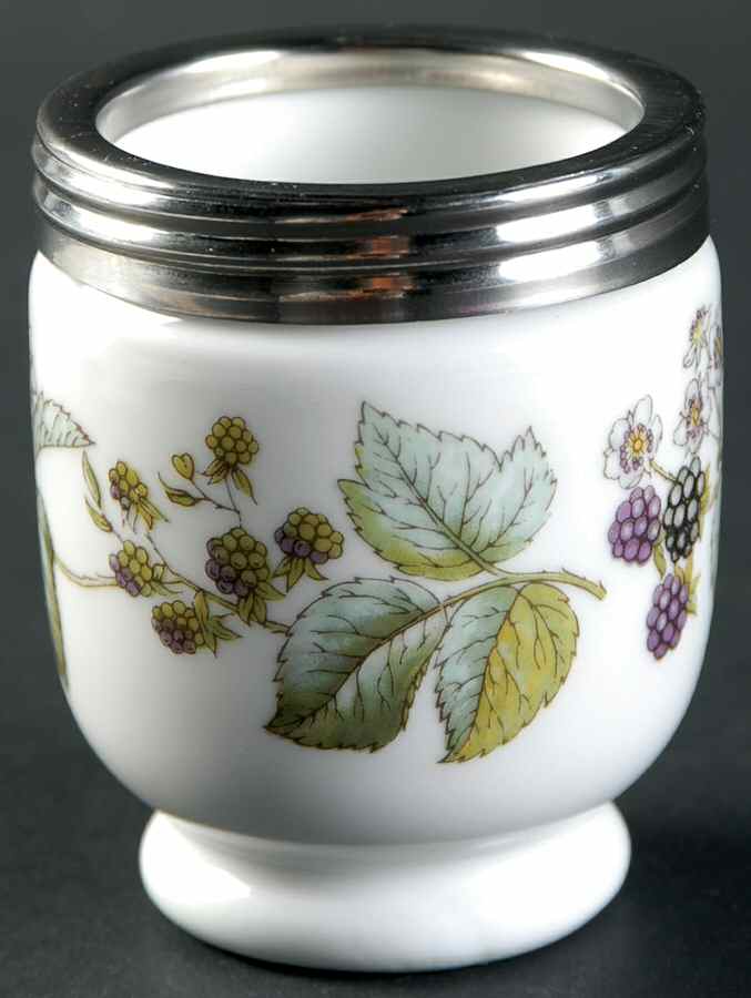 Lavinia (White Body, Bone) Egg Coddler No Lid by Royal Worcester-1