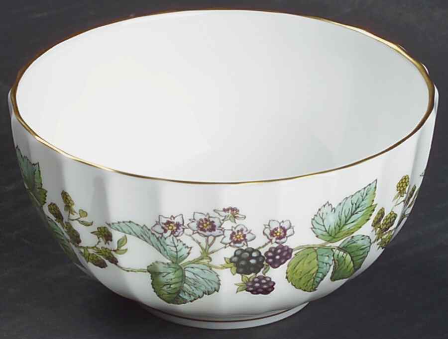 Lavinia (White Body, Bone) Open Sugar Bowl by Royal Worcester-1