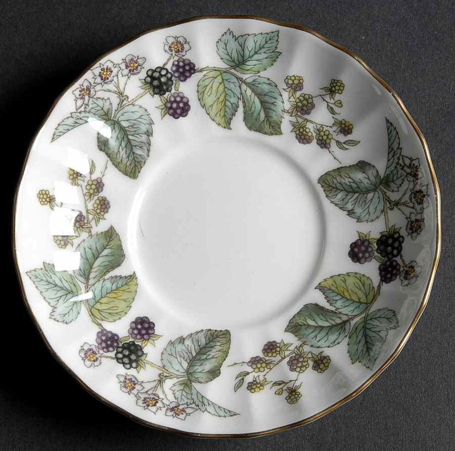 Lavinia (White Body, Bone) Saucer for Demitasse Cup by Royal Worcester-1