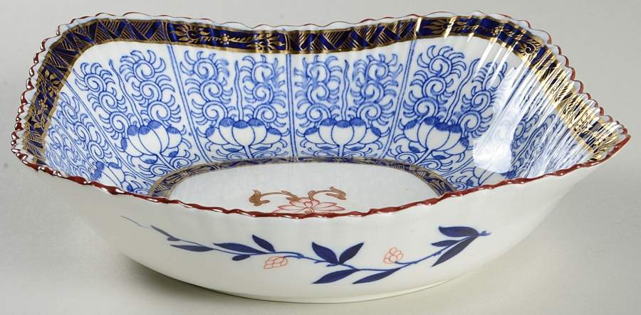 Lily 7" Square Vegetable Bowl by Royal Worcester-1