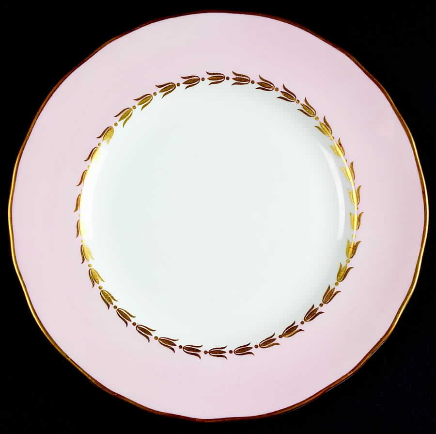 Lotus Pink Salad Plate by Royal Worcester-1
