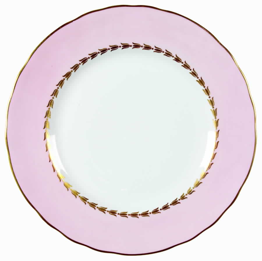 Lotus Pink Dinner Plate by Royal Worcester-1