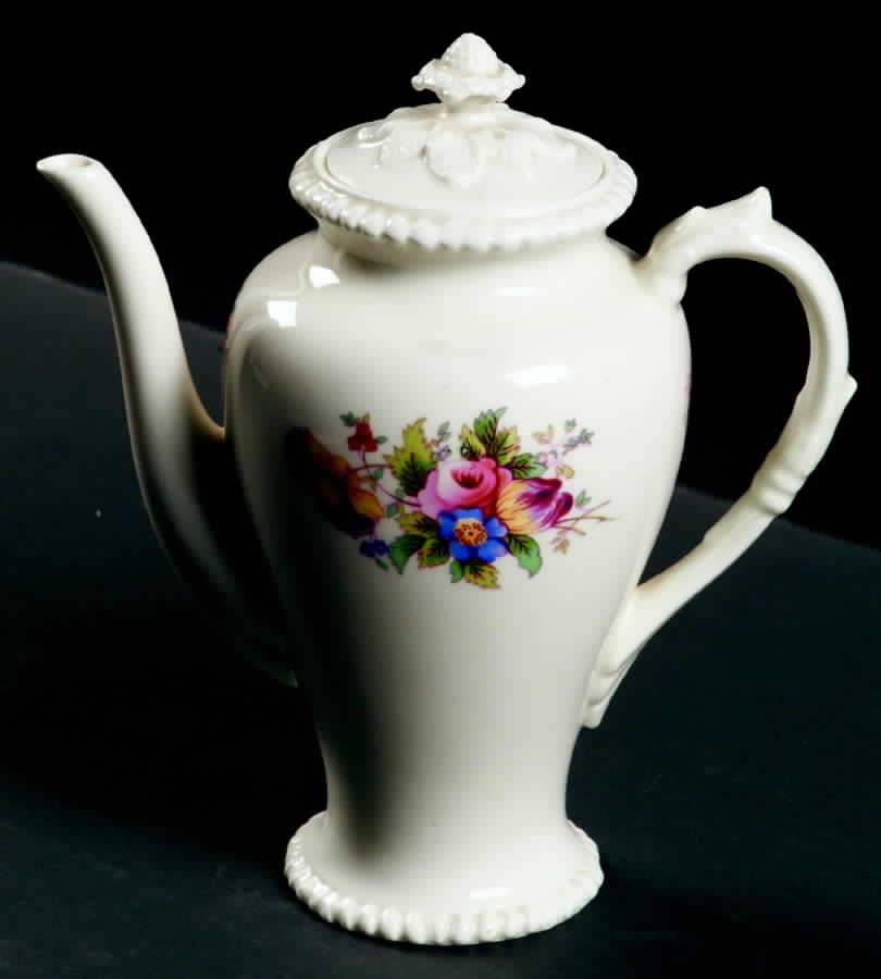 Louise Mini Coffee Pot & Lid by Royal Worcester-1