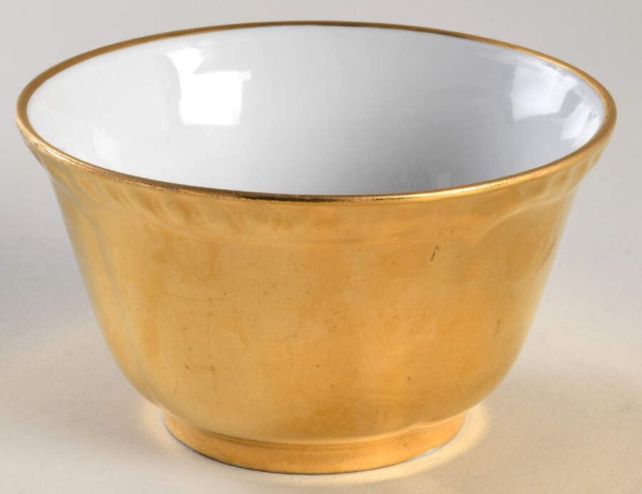 Lustre Gold Open Sugar Bowl by Royal Worcester-1