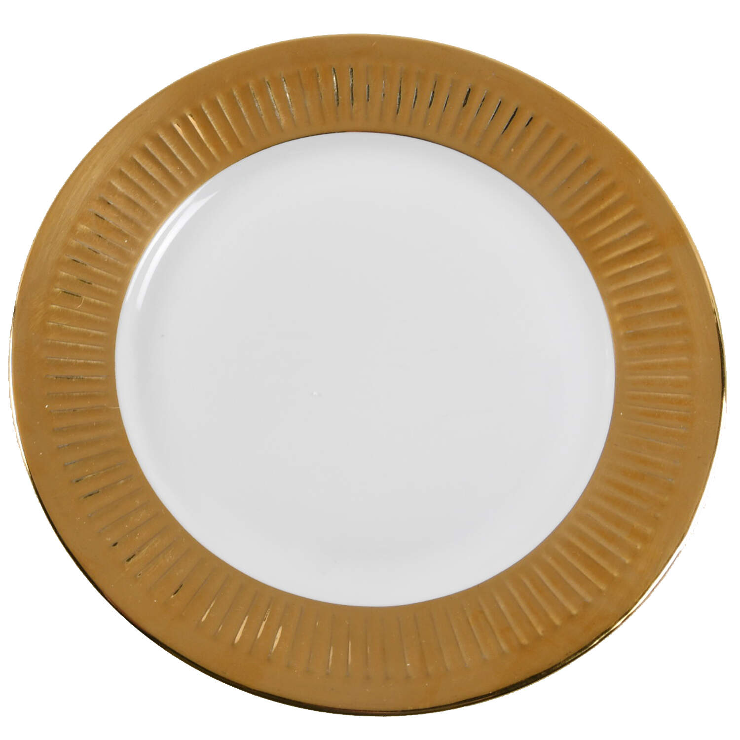 Lustre Gold Luncheon Plate by Royal Worcester-1