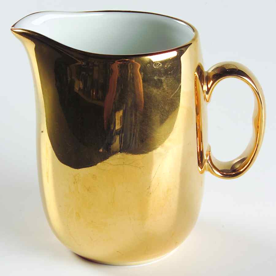 Lustre Gold Creamer by Royal Worcester-1