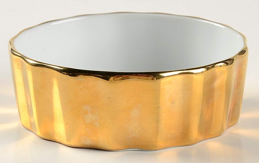 Lustre Gold Individual Quiche by Royal Worcester-1