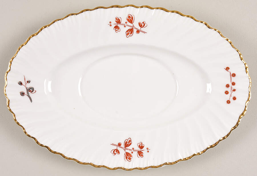 Lynbrook Underplate for Gravy Boat by Royal Worcester-1