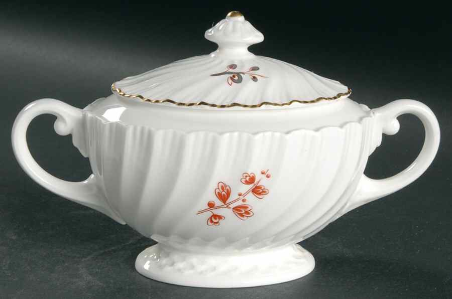 Lynbrook Sugar Bowl & Lid by Royal Worcester-1
