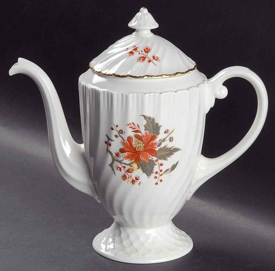 Lynbrook Coffee Pot & Lid by Royal Worcester-1