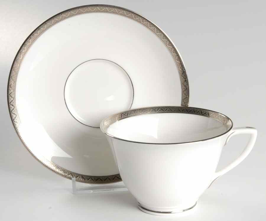 Malvern Footed Cup & Saucer Set by Royal Worcester-1