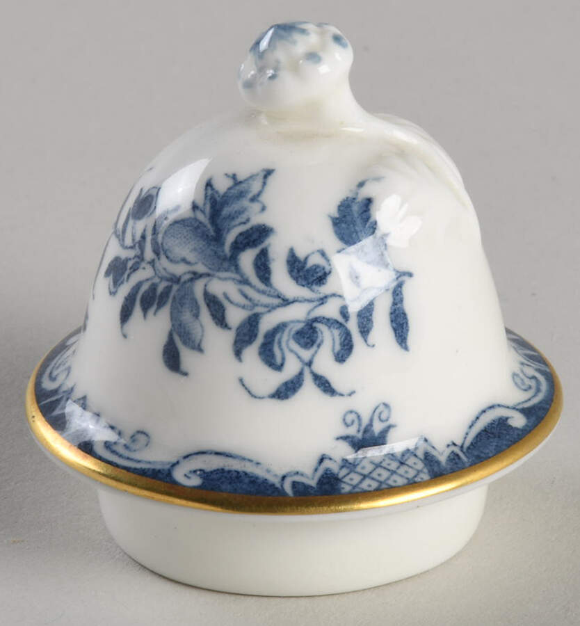 Mansfield Blue Lid for Mini Coffee Pot by Royal Worcester-1