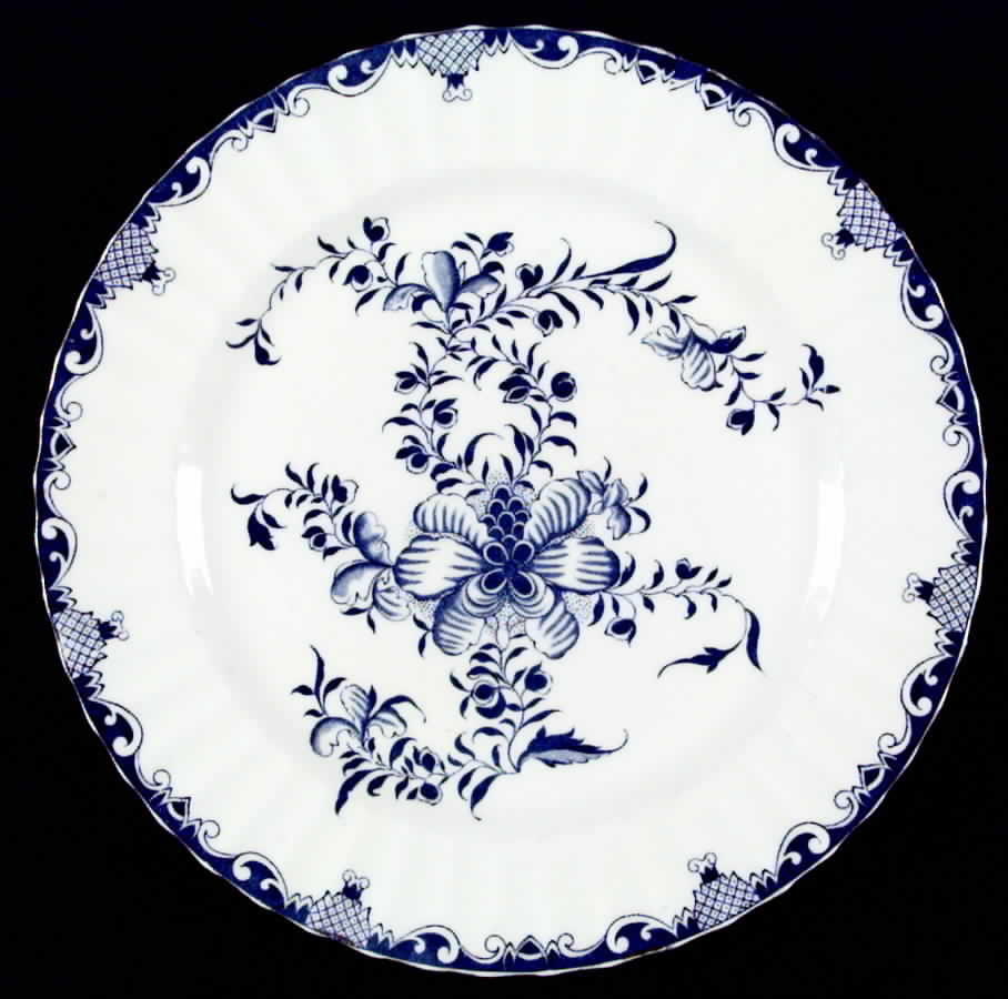 Mansfield Blue Dinner Plate by Royal Worcester-1