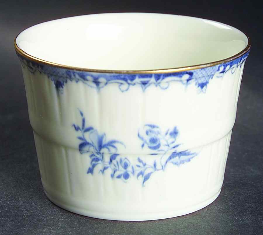 Mansfield Blue Small Tub/Open Sugar Bowl by Royal Worcester-1
