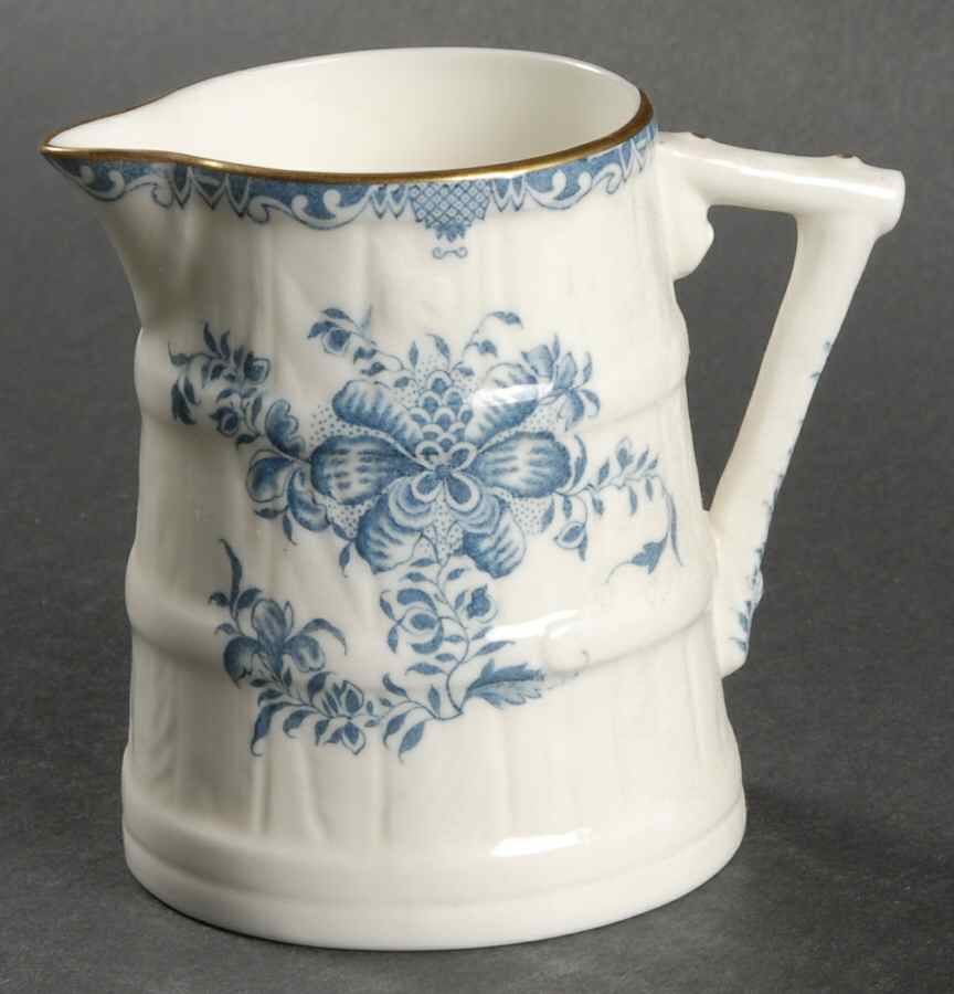 Mansfield Blue Creamer by Royal Worcester-1