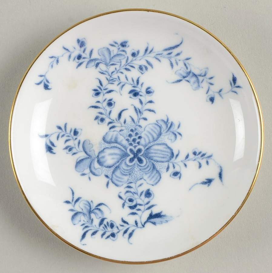 Mansfield Blue Butter Pat by Royal Worcester-1