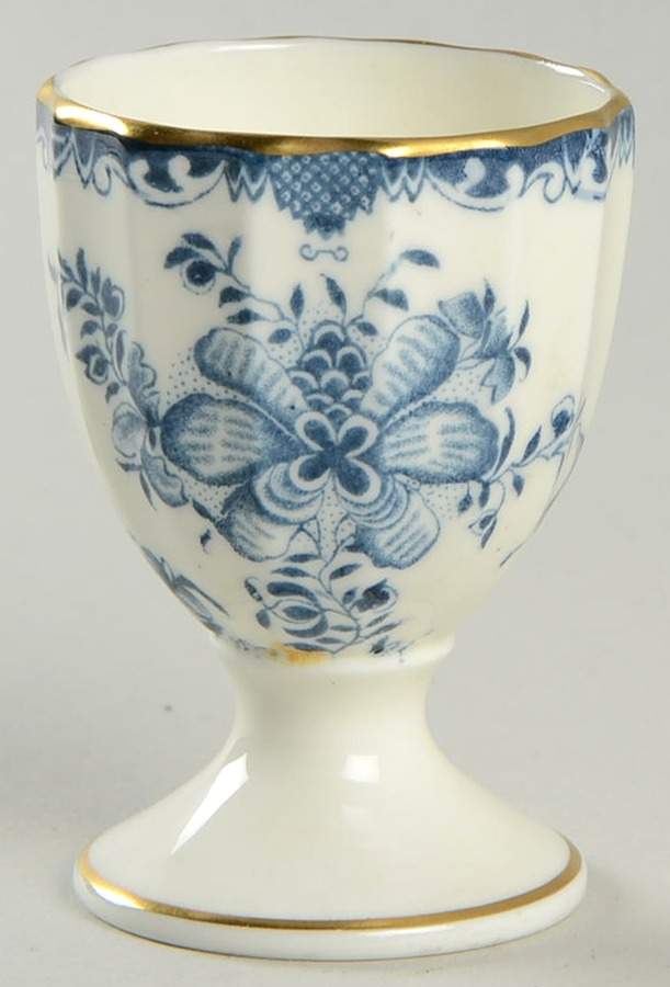 Mansfield Blue Single Egg Cup by Royal Worcester-1