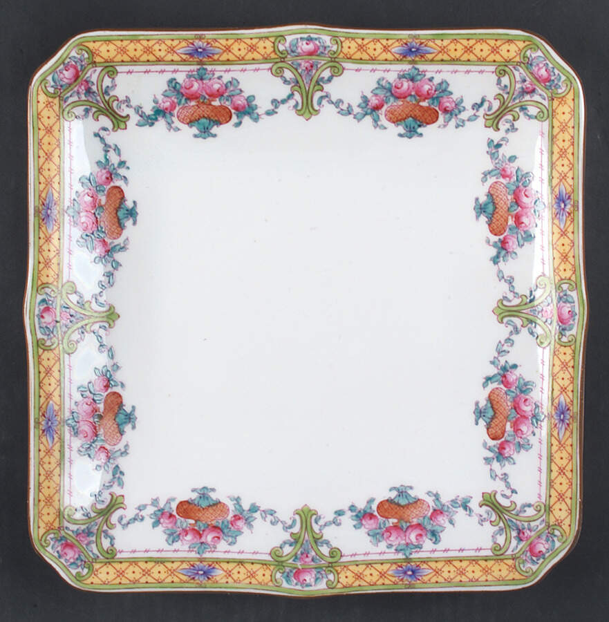 Marlowe 9" Square Cake Plate by Royal Worcester-1