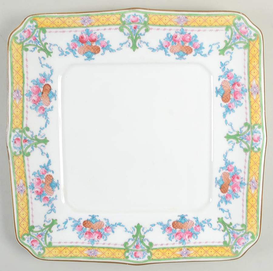 Marlowe Square Cake Plate by Royal Worcester-1