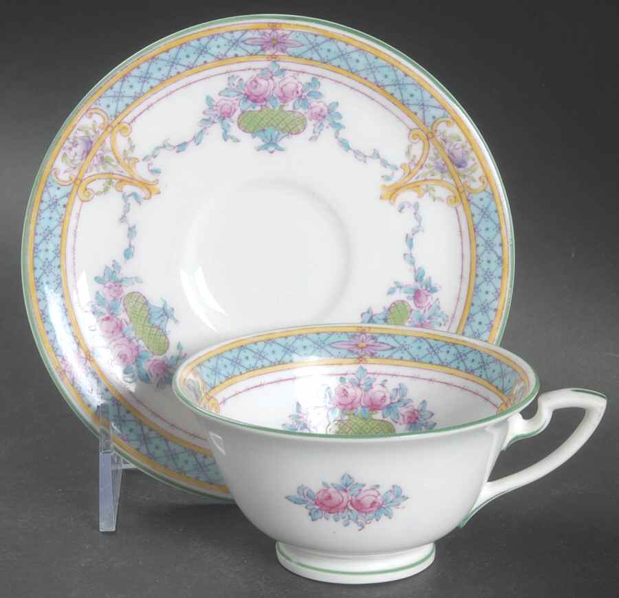 Marlowe Footed Cup & Saucer Set by Royal Worcester-1