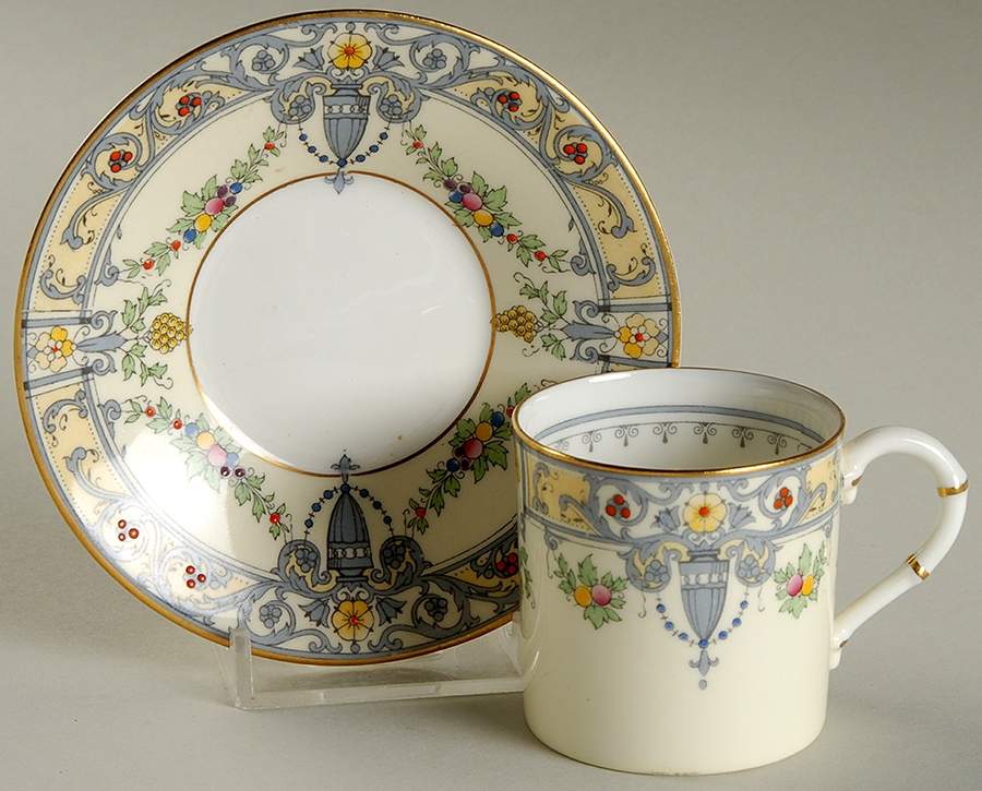 Marquis Flat Demitasse Cup & Saucer Set by Royal Worcester-1