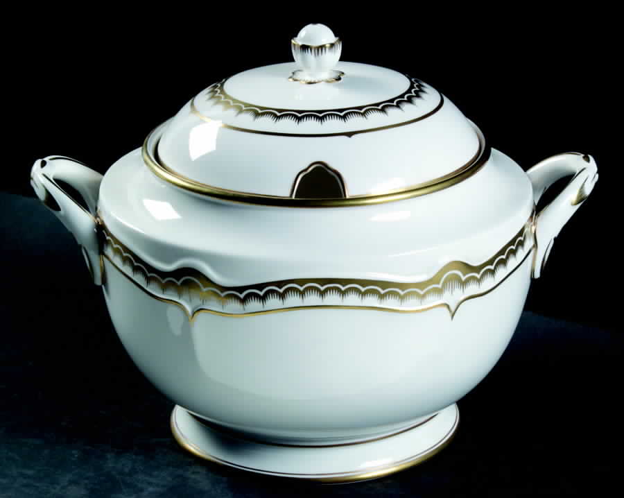 Marquis (Newer, 1991) Tureen &  Lid by Royal Worcester-1