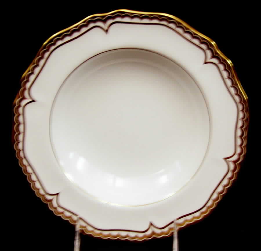 Marquis (Newer, 1991) Large Rim Soup Bowl by Royal Worcester-1