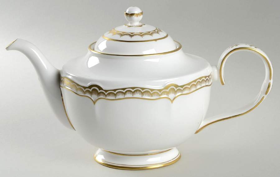 Marquis (Newer, 1991) Teapot & Lid by Royal Worcester-1