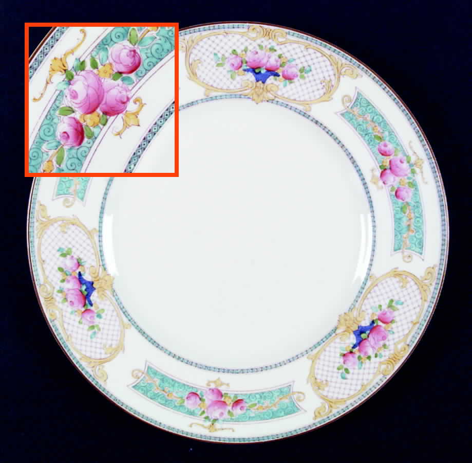 Marseilles Turquoise Dinner Plate by Royal Worcester-1