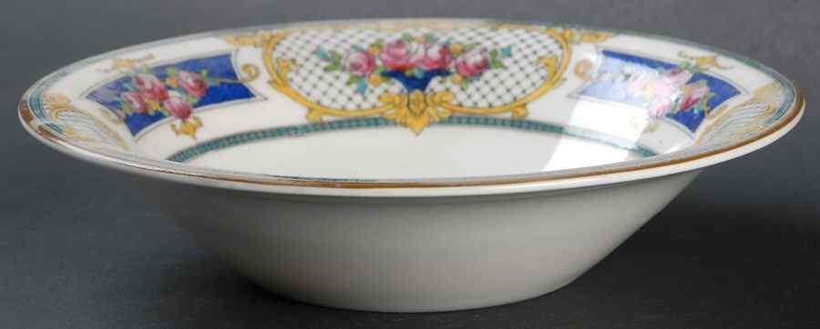 Marseilles Cobalt Blue Coupe Cereal Bowl by Royal Worcester-1