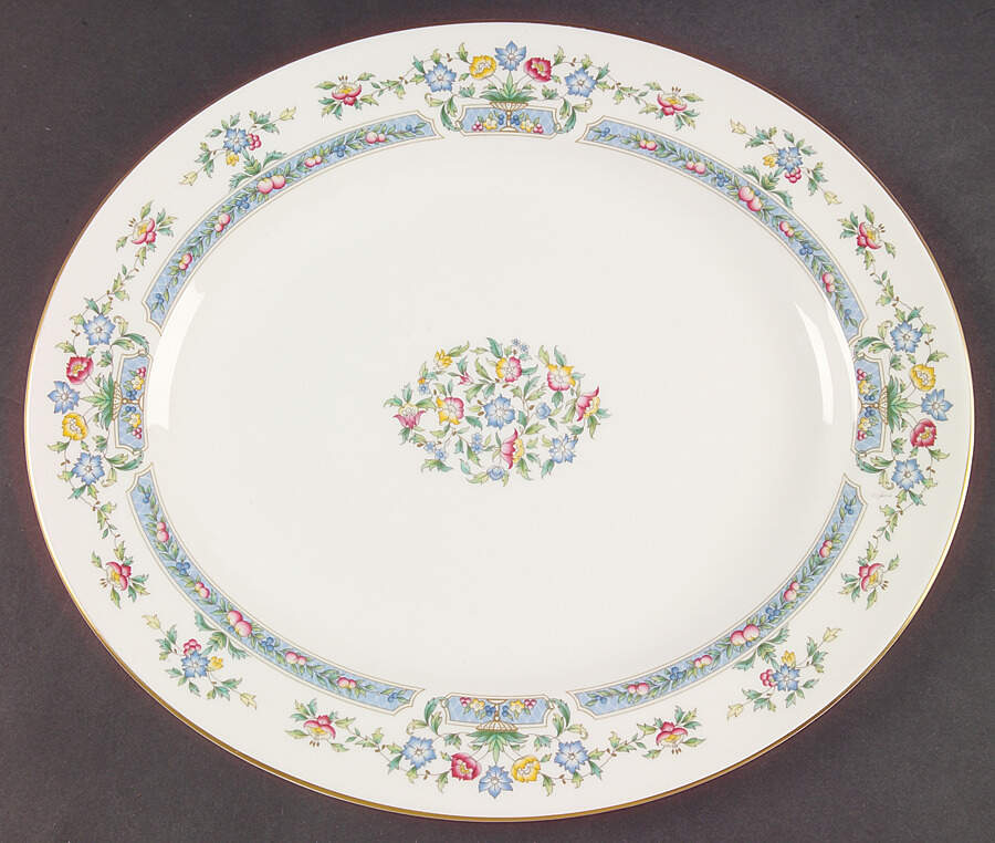 Mayfield 13" Oval Serving Platter by Royal Worcester-1