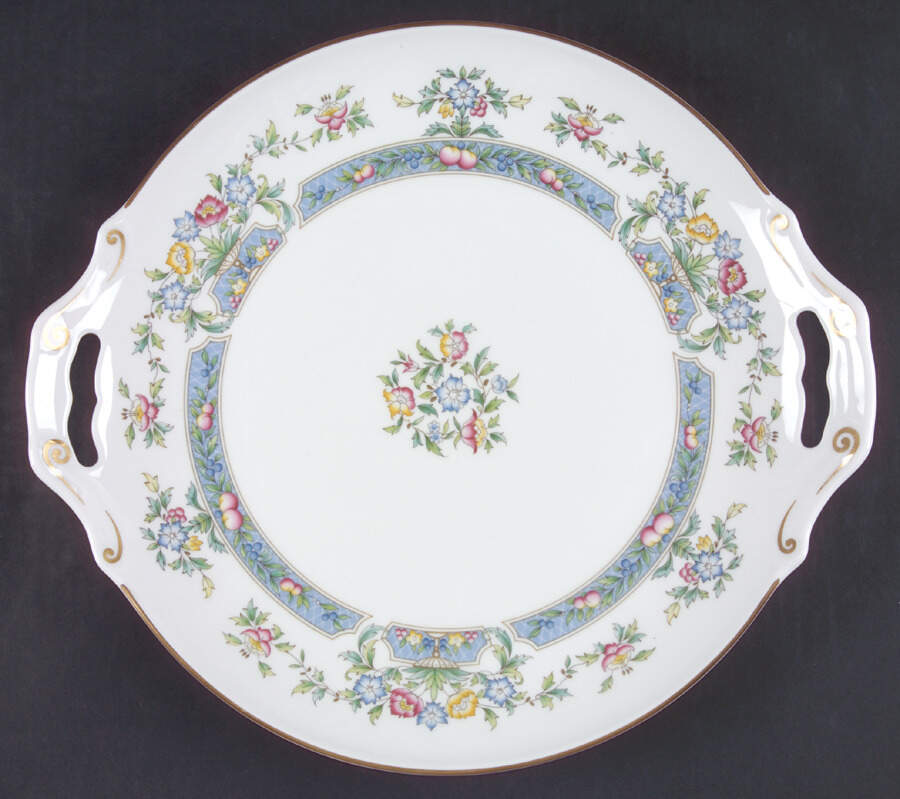 Mayfield Handled Cake Plate by Royal Worcester-1