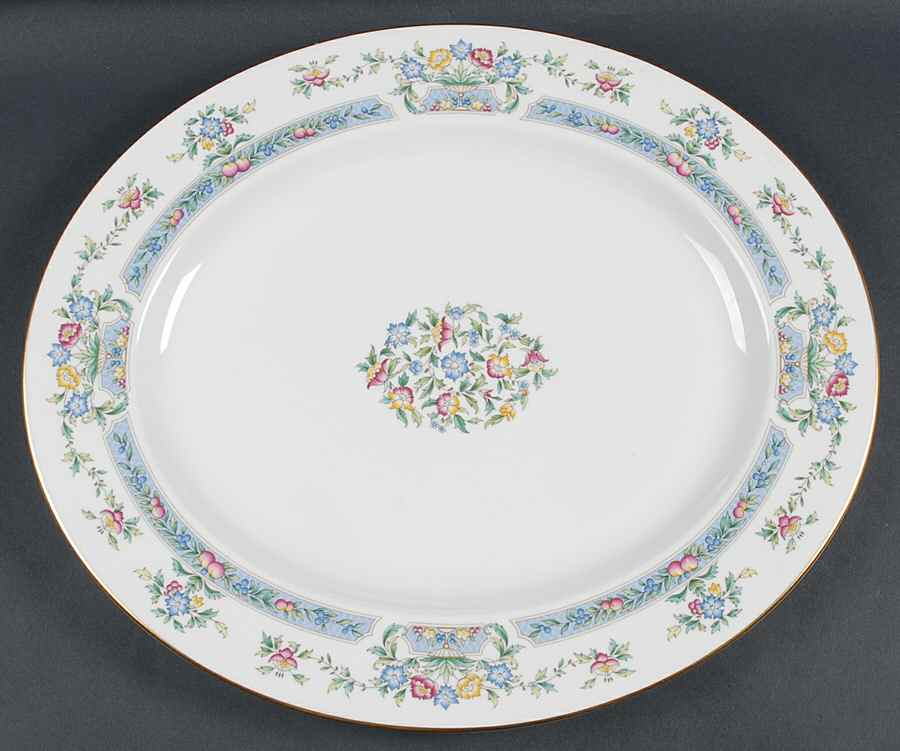 Mayfield 17" Oval Serving Platter by Royal Worcester-1