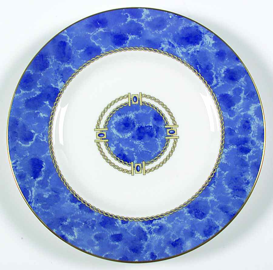 Medici Blue Accent Salad Plate by Royal Worcester-1