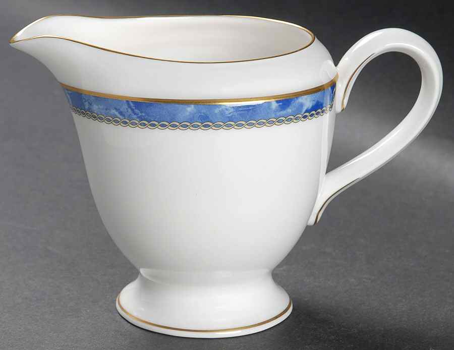 Medici Blue Creamer by Royal Worcester-1