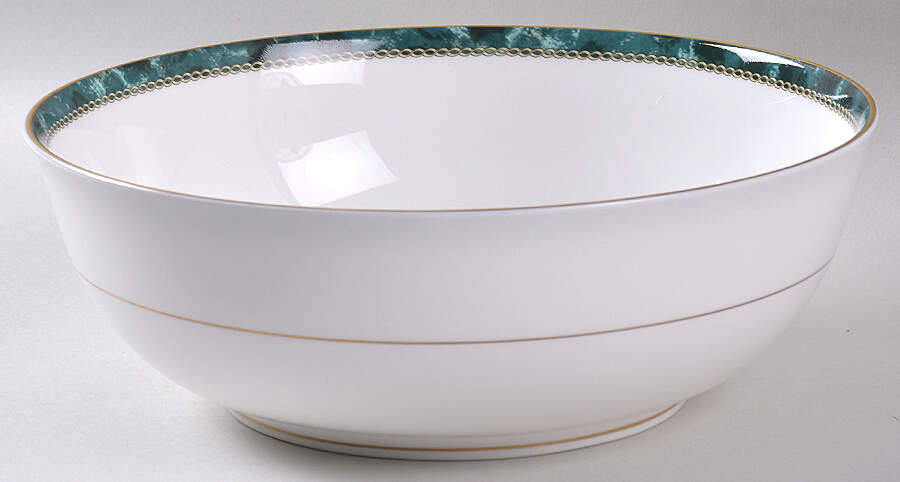 Medici Green 9" Round Vegetable Bowl by Royal Worcester-1