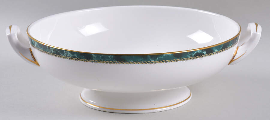 Medici Green Round Vegetable No Lid by Royal Worcester-1