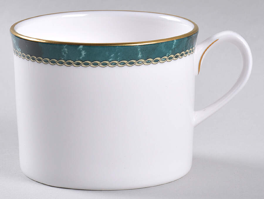 Medici Green Flat Cup by Royal Worcester-1