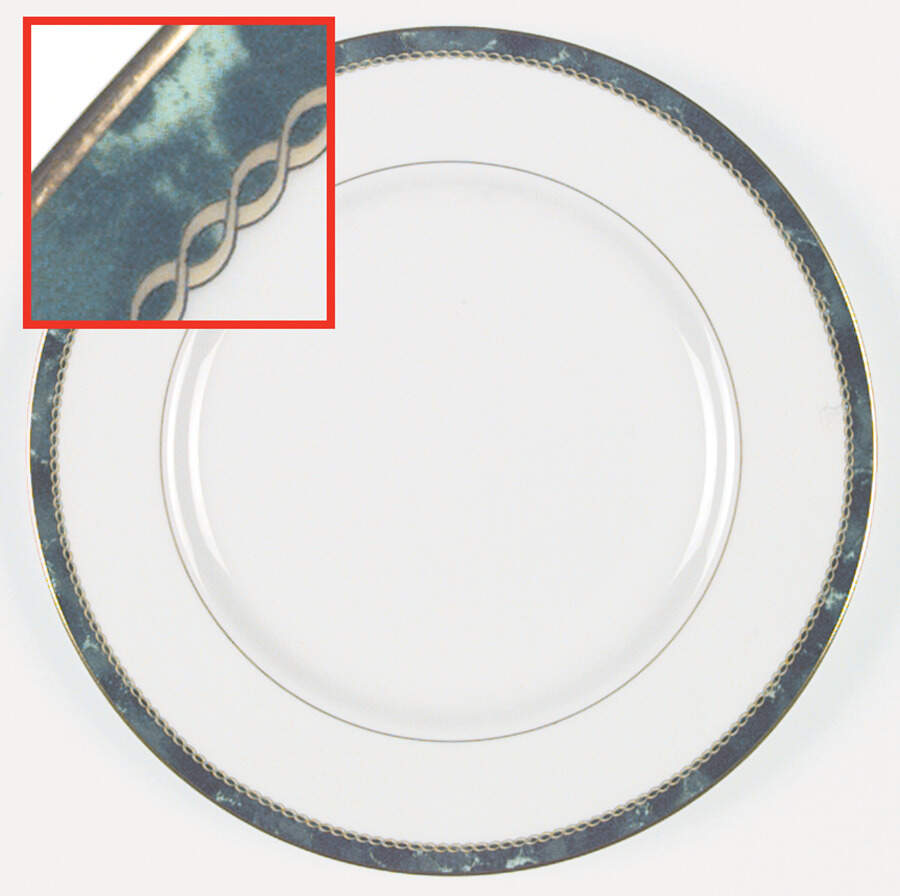 Medici Green Dinner Plate by Royal Worcester-1