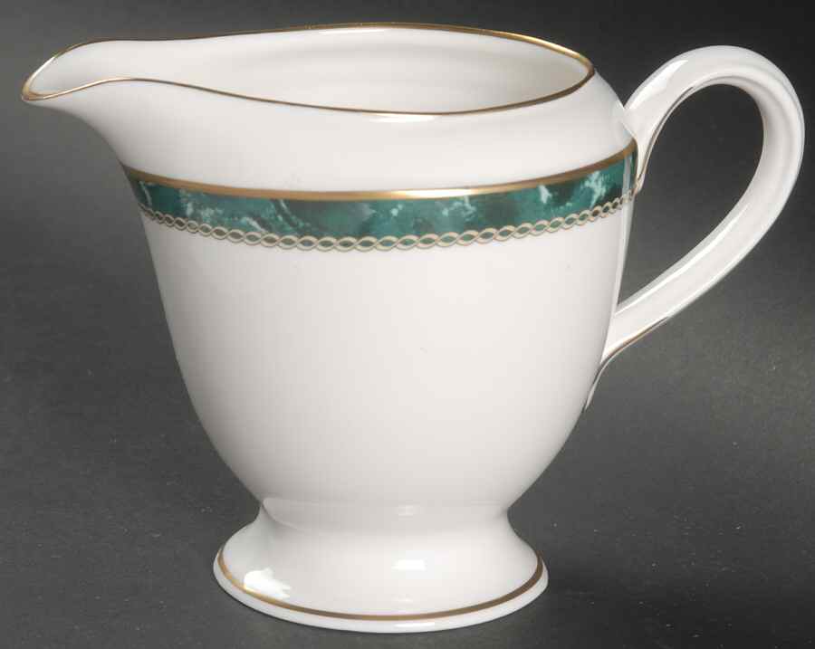 Medici Green Creamer by Royal Worcester-1