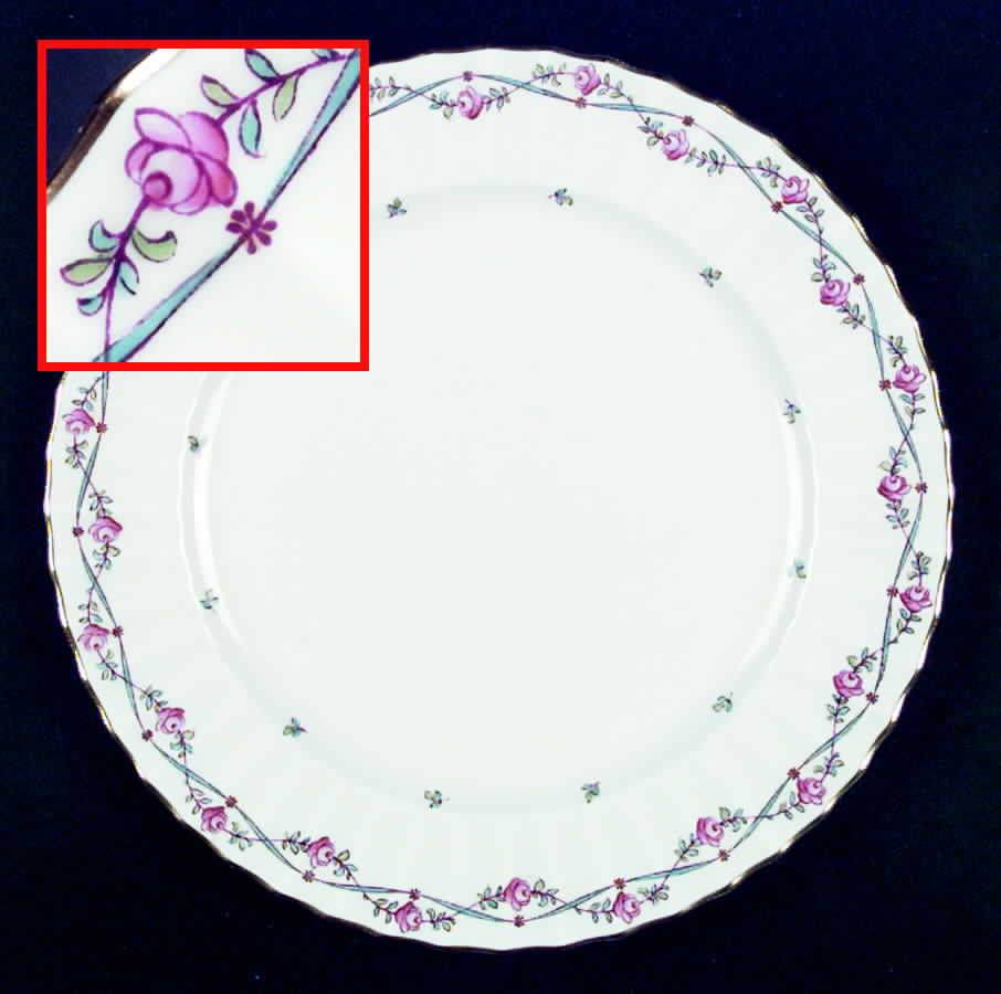 Minuet Dinner Plate by Royal Worcester-1