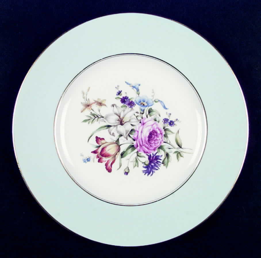 Miranda Blue Dinner Plate by Royal Worcester-1