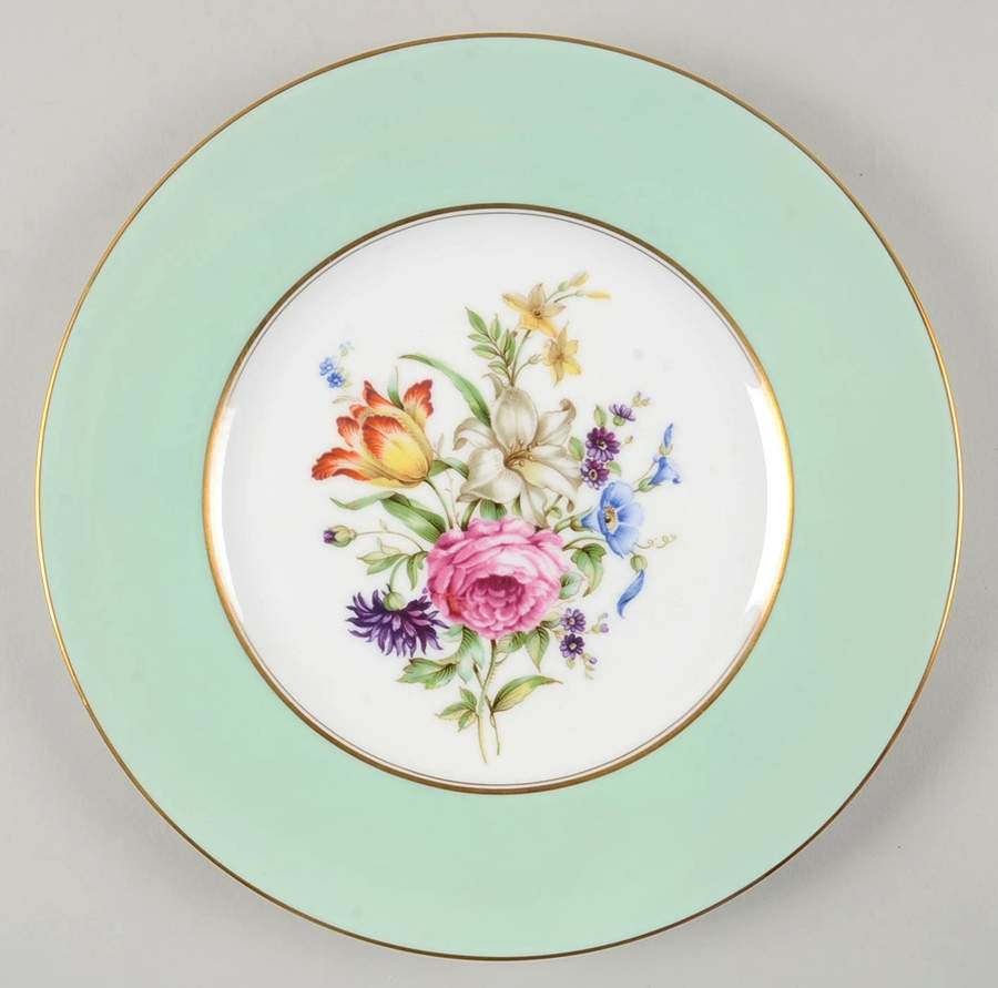 Miranda Light Green Dinner Plate by Royal Worcester-1