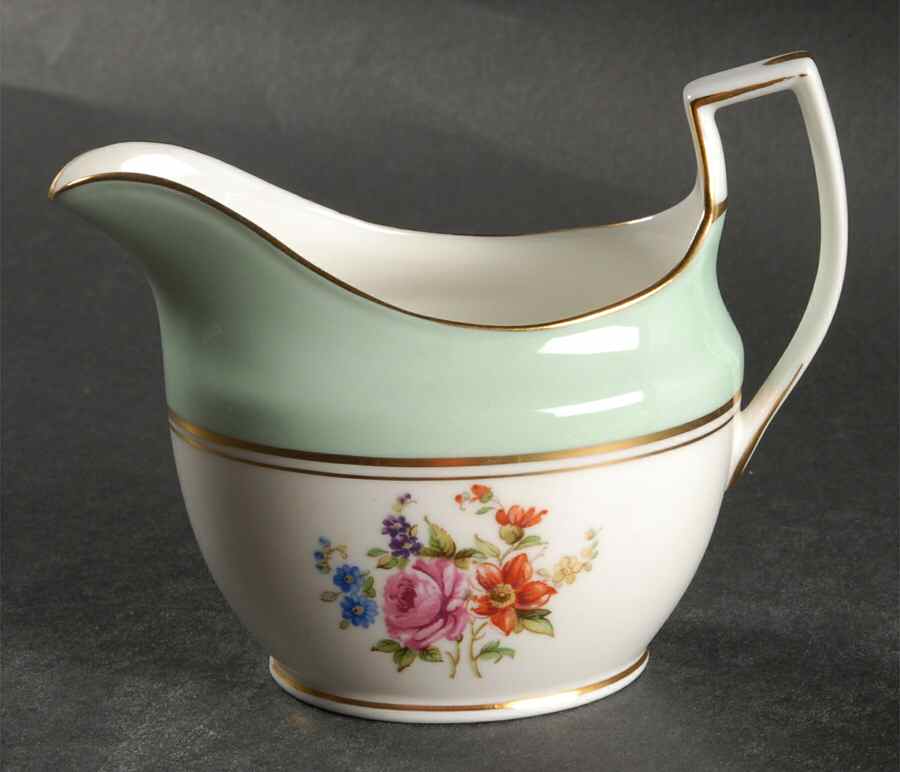 Miranda Light Green Creamer by Royal Worcester-1