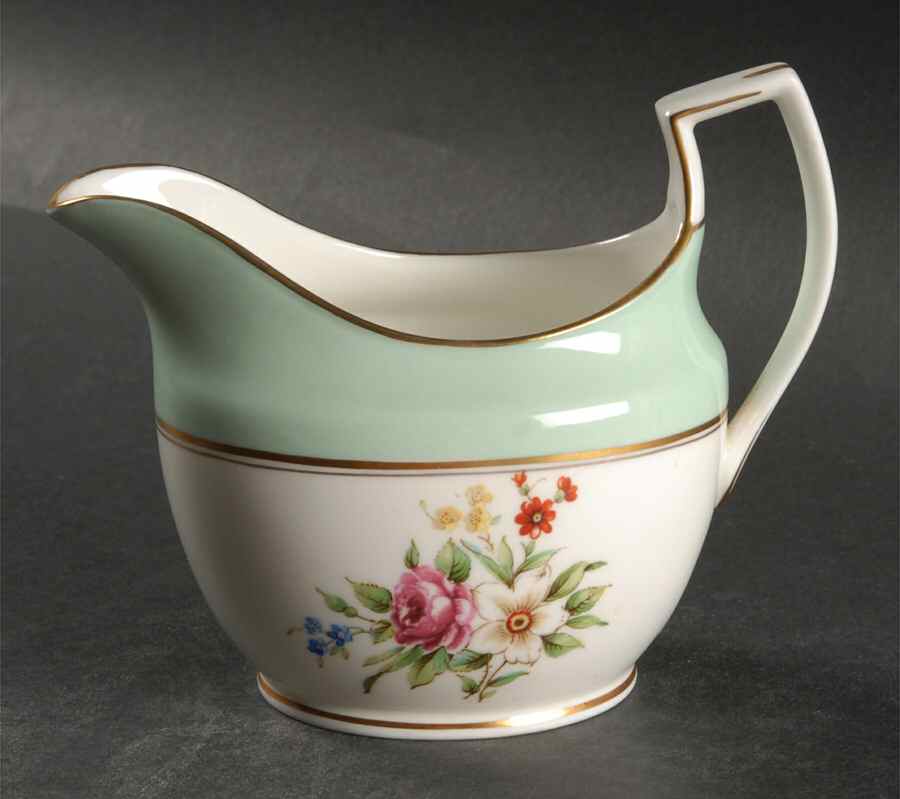 Miranda Light Green Creamer by Royal Worcester-1