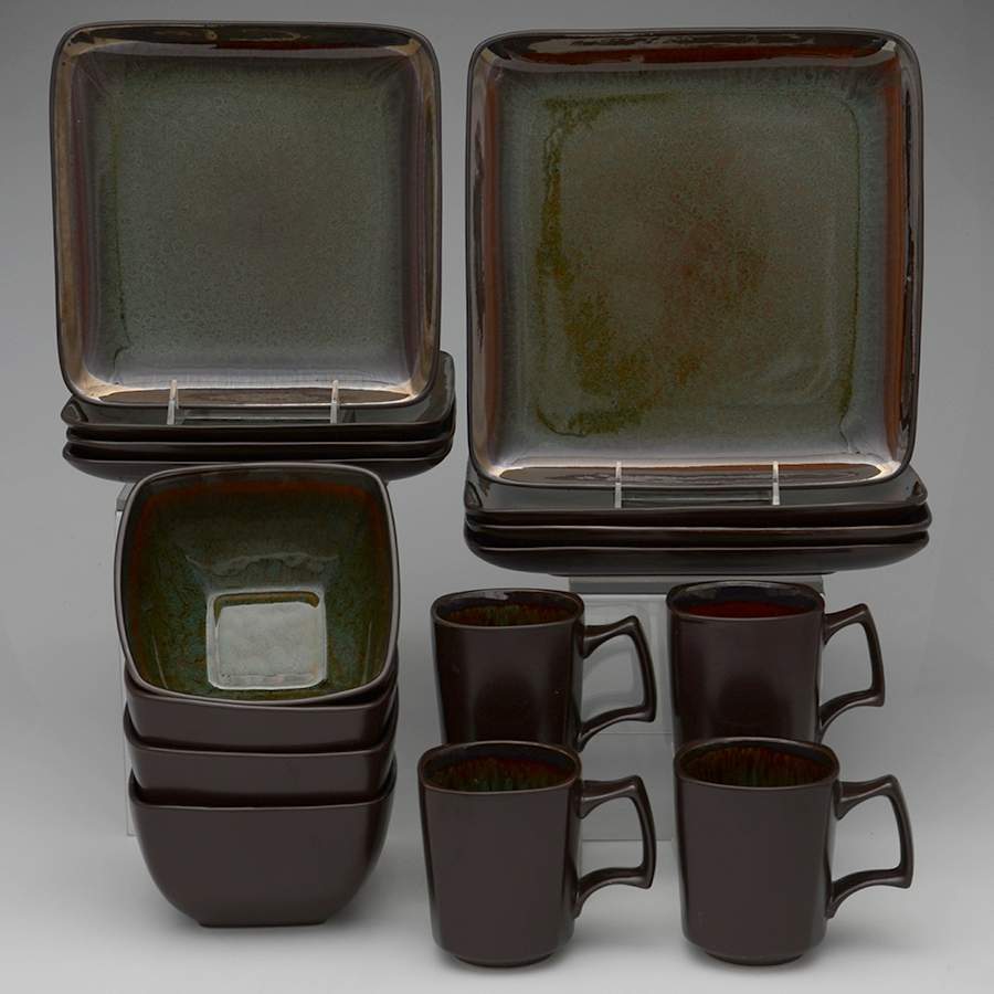 Miranda Yellow 17 Piece Set by Royal Worcester-1