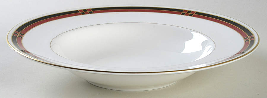 Mondrian Large Rim Soup Bowl by Royal Worcester-1