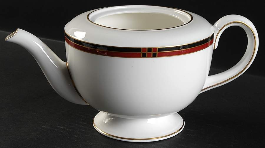 Mondrian Teapot No Lid by Royal Worcester-1